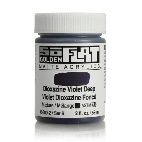 SOFLAT MATTE ACRYLIC 2OZ DIOXAZINE VIOLET DEEP