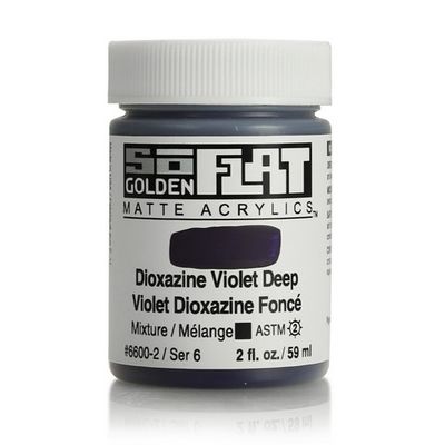 SOFLAT MATTE ACRYLIC 2OZ DIOXAZINE VIOLET DEEP