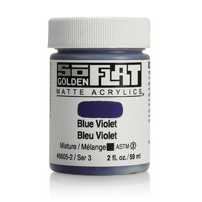 SOFLAT MATTE ACRYLIC 2OZ BLUE VIOLET