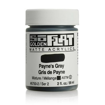 SOFLAT MATTE ACRYLIC 2OZ PAYNES GRAY