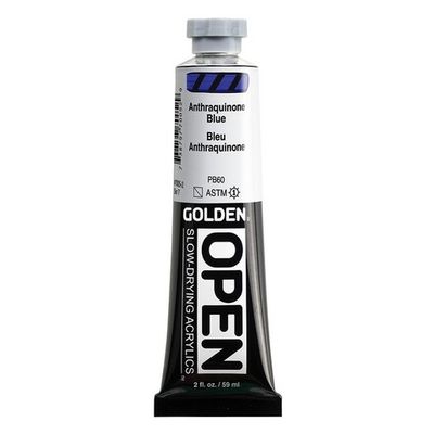 OPEN ACRYLIC 2OZ ANTHRAQUINONE BLUE