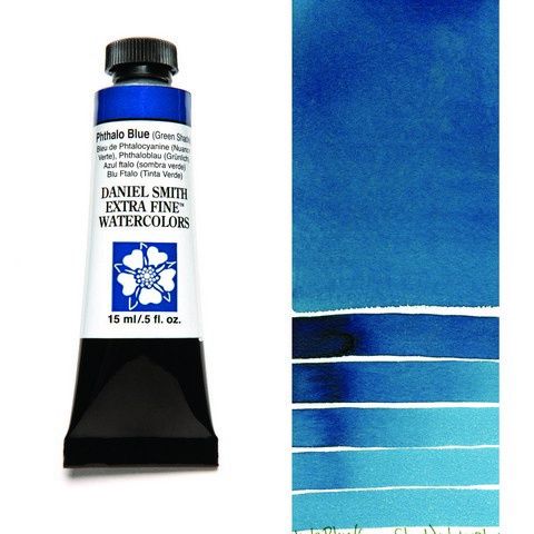 DANIEL SMITH XF WATERCOLOR 15ML PHTHALO BLUE (GREEN SHADE)