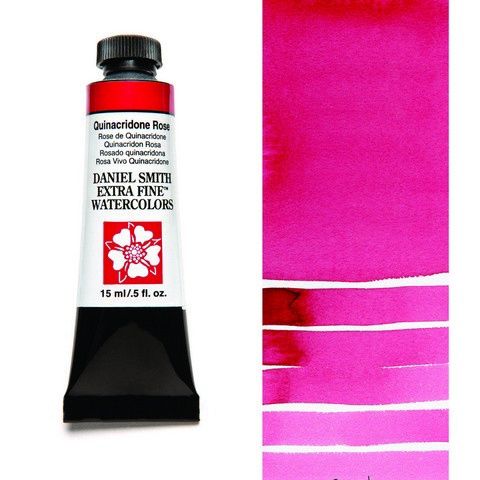 DANIEL SMITH XF WATERCOLOR 15ML QUINACRIDONE ROSE