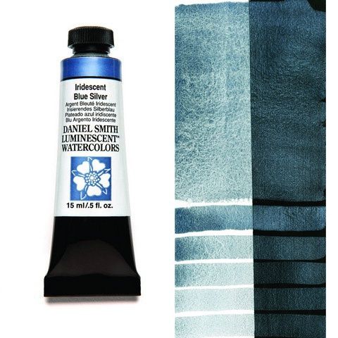 DANIEL SMITH XF WATERCOLOR 15ML IRIDESCENT BLUE-SILVER LM