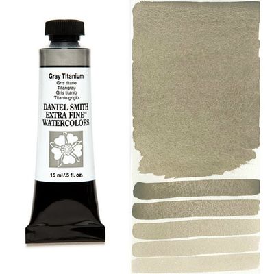 DANIEL SMITH XF WATERCOLOR 15ML GRAY TITANIUM