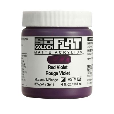 SOFLAT MATTE ACRYLIC 4OZ RED VIOLET
