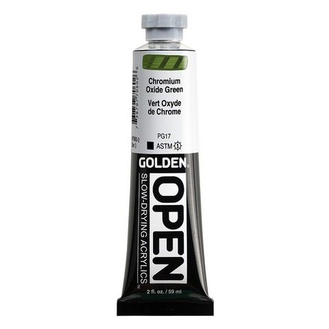 OPEN ACRYLIC 2OZ CHROMIUM OXIDE GREEN