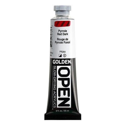 OPEN ACRYLIC 2OZ PYRROLE RED DARK