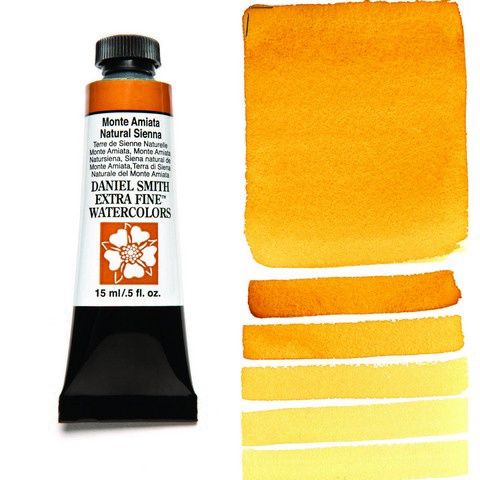 DANIEL SMITH XF WATERCOLOR 15ML MONTE AMIATA NATURAL SIENNA