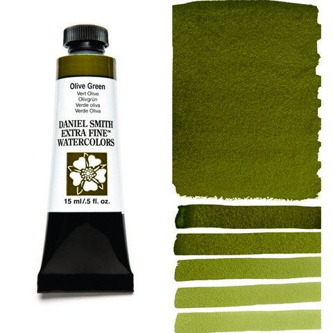 DANIEL SMITH XF WATERCOLOR 15ML OLIVE GREEN