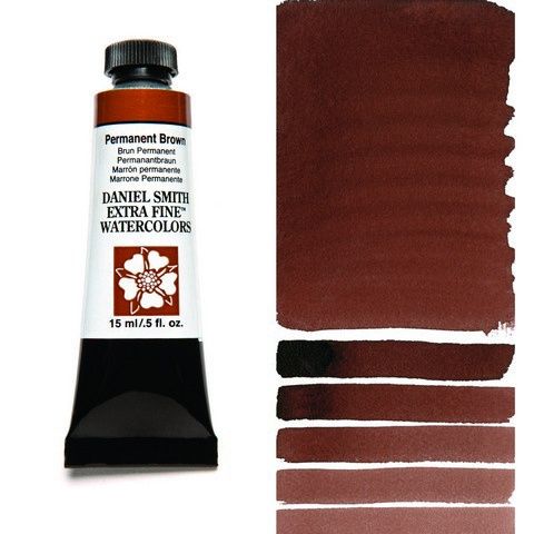 DANIEL SMITH XF WATERCOLOR 15ML PERMANENT BROWN