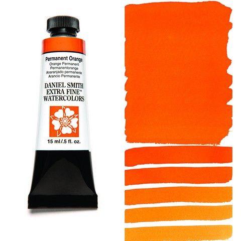 DANIEL SMITH XF WATERCOLOR 15ML PERMANENT ORANGE