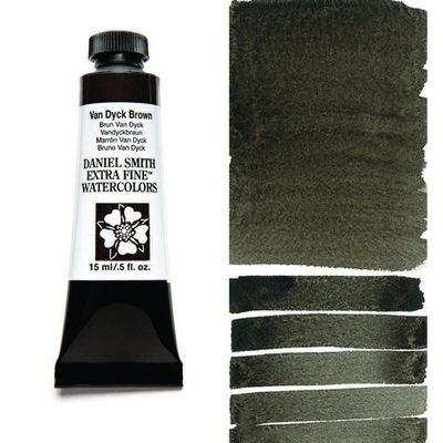 DANIEL SMITH XF WATERCOLOR 15ML VAN DYCK BROWN