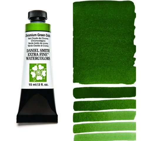 DANIEL SMITH XF WATERCOLOR 15ML CHROMIUM GREEN OXIDE