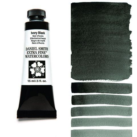 DANIEL SMITH XF WATERCOLOR 15ML IVORY BLACK