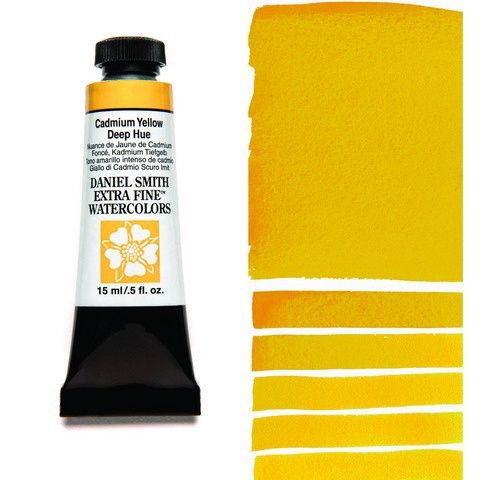 DANIEL SMITH XF WATERCOLOR 15ML CADMIUM YELLOW DEEP HUE