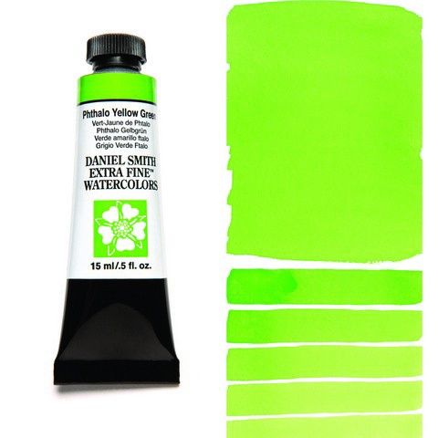 DANIEL SMITH XF WATERCOLOR 15ML PHTHALO YELLOW GREEN