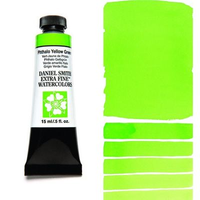 DANIEL SMITH XF WATERCOLOR 15ML PHTHALO YELLOW GREEN