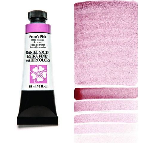 DANIEL SMITH XF WATERCOLOR 15ML POTTERS PINK