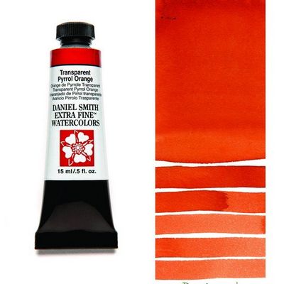 DANIEL SMITH XF WATERCOLOR 15ML TRANSPARENT PYRROL ORANGE