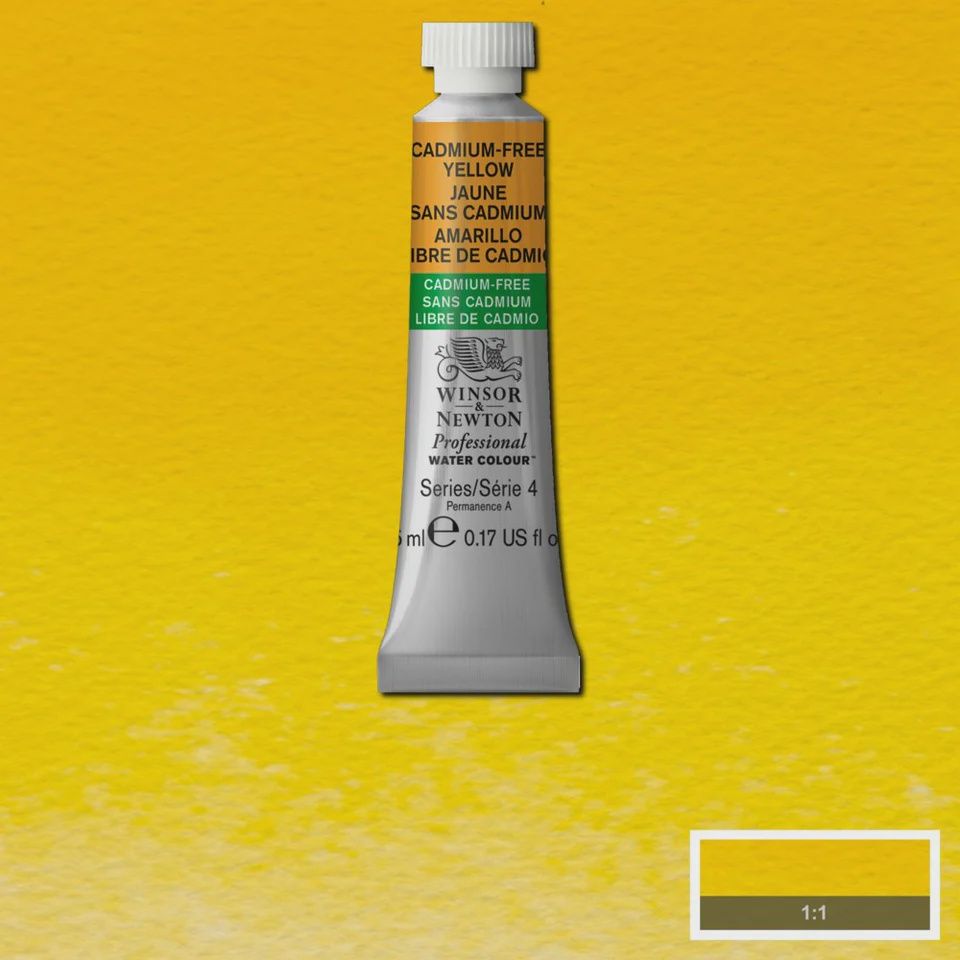 PROFESSIONAL WATER COLOUR CADMIUM FREE YELLOW 5ML