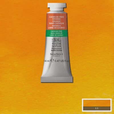 PROFESSIONAL WATERCOLOUR CADMIUM FREE ORANGE 14ML