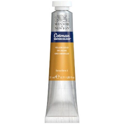 COTMAN WATERCOLOUR 21ML YELLOW GOLD