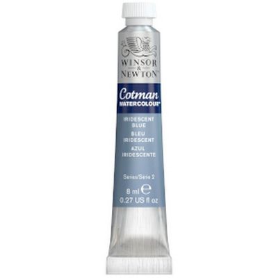 COTMAN WATERCOLOUR IRID BLUE 8ML