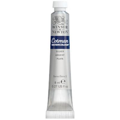 COTMAN WATERCOLOUR SILVER 8ML
