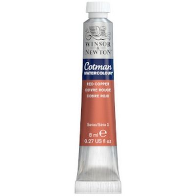COTMAN WATERCOLOUR RED COPPER 8ML