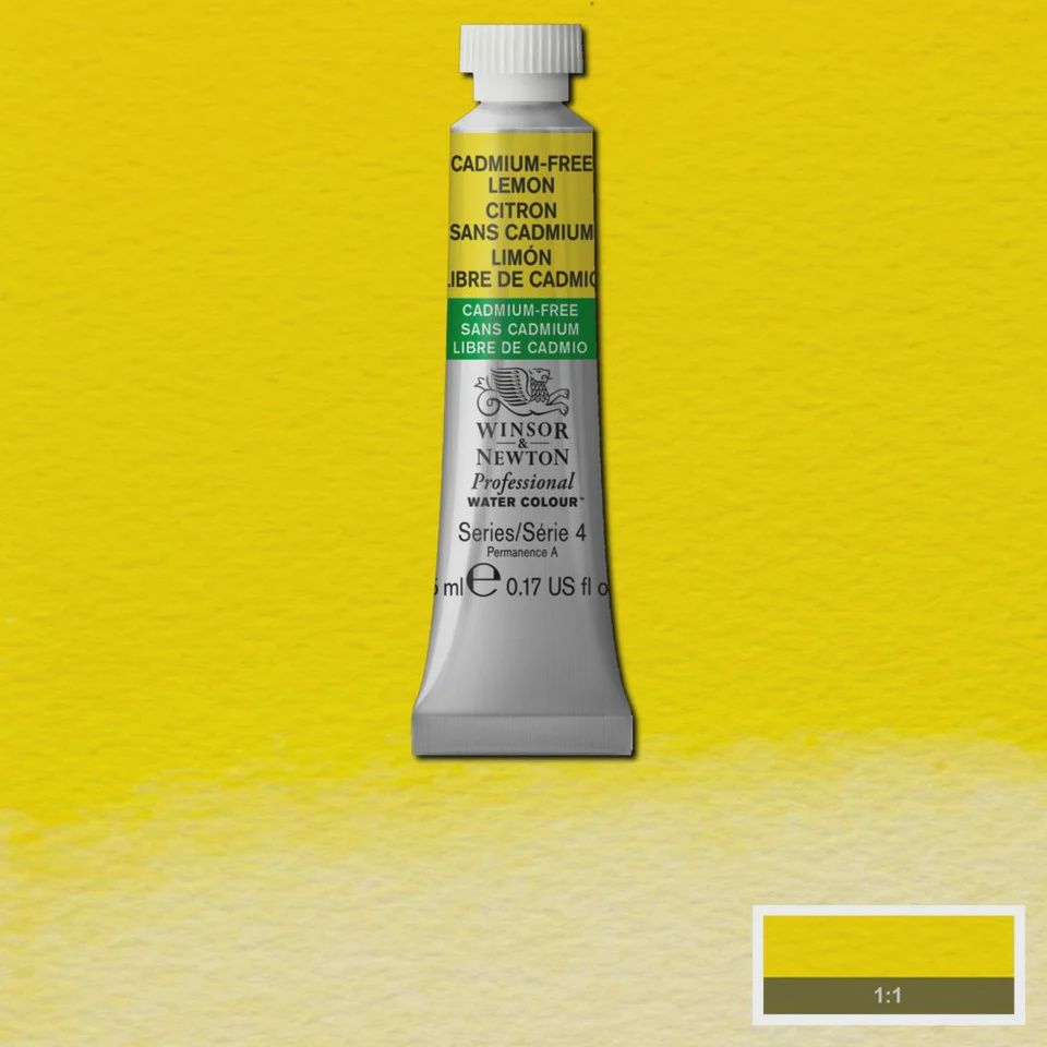 PROFESSIONAL WATER COLOUR CADMIUM FREE LEMON 5ML
