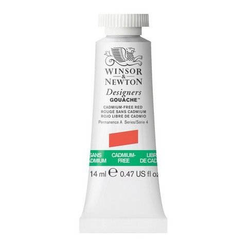 DESIGNERS GOUACHE CADMIUM FREE RED 14ML