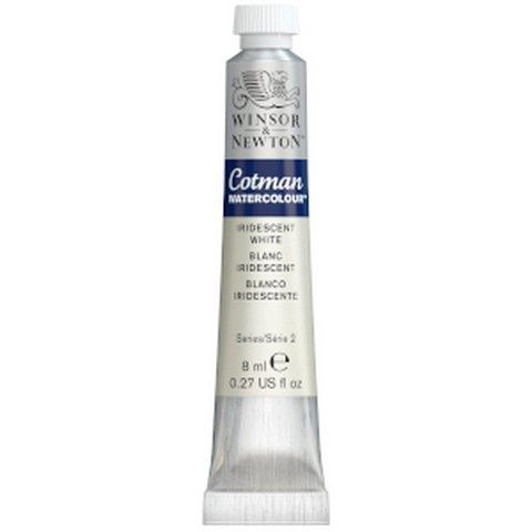 COTMAN WATERCOLOUR IRID WHITE 8ML