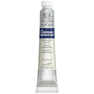 COTMAN WATERCOLOUR IRID WHITE 8ML