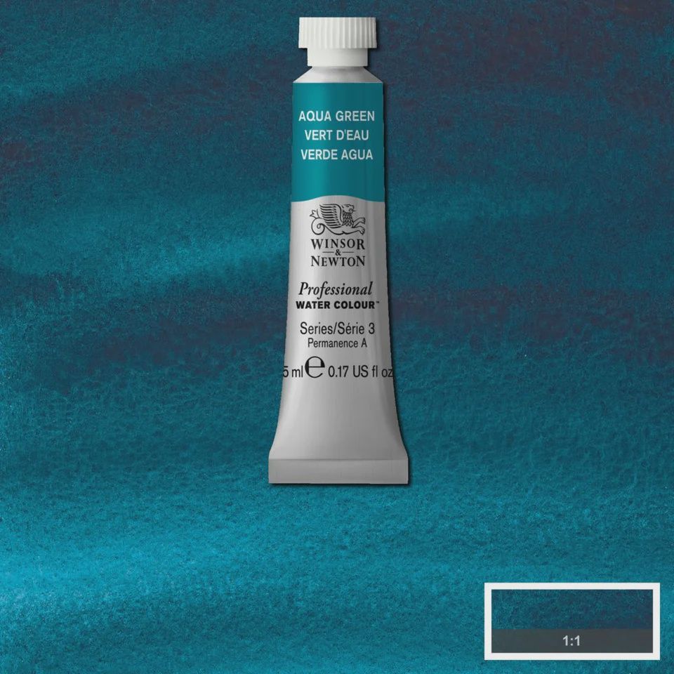 PROFESSIONAL WATER COLOUR 5ML AQUA GREEN