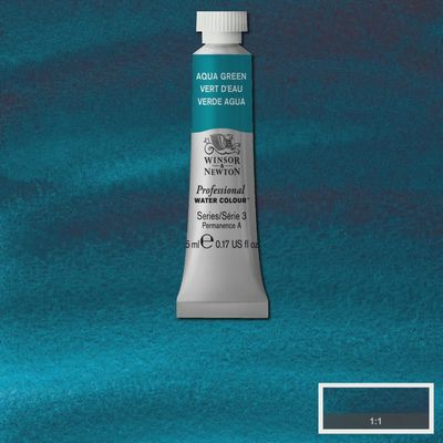 PROFESSIONAL WATERCOLOUR AQUA GREEN 5ML