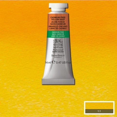 PROFESSIONAL WATERCOLOUR CADMIUM FREE YELLOW DEEP 14ML