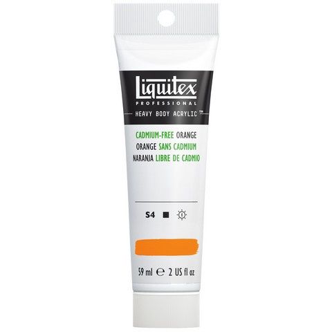 HEAVY BODY 2OZ CADMIUM FREE ORANGE