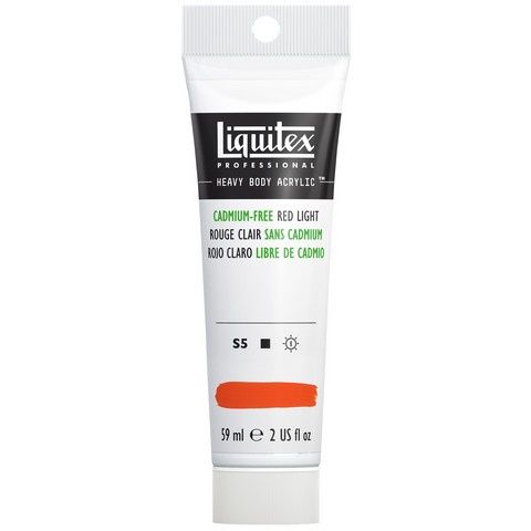 HEAVY BODY 2OZ CADMIUM FREE RED LIGHT