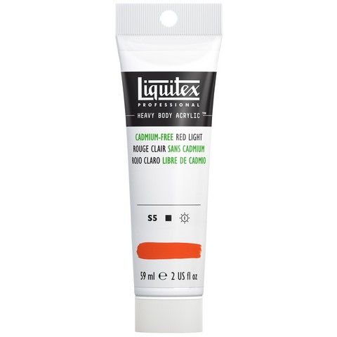 HEAVY BODY 2OZ CADMIUM FREE RED LIGHT