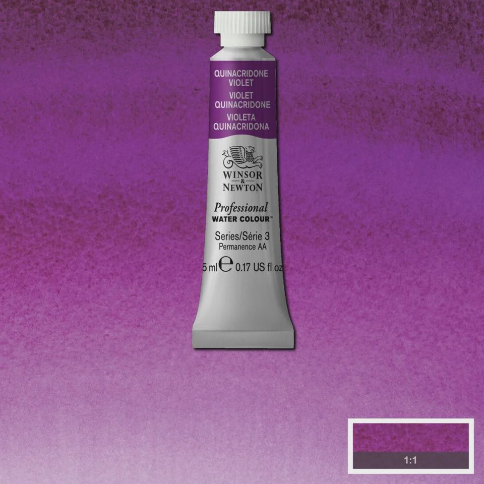 PROFESSIONAL WATER COLOUR 5ML QUINACRIDONE VIOLET