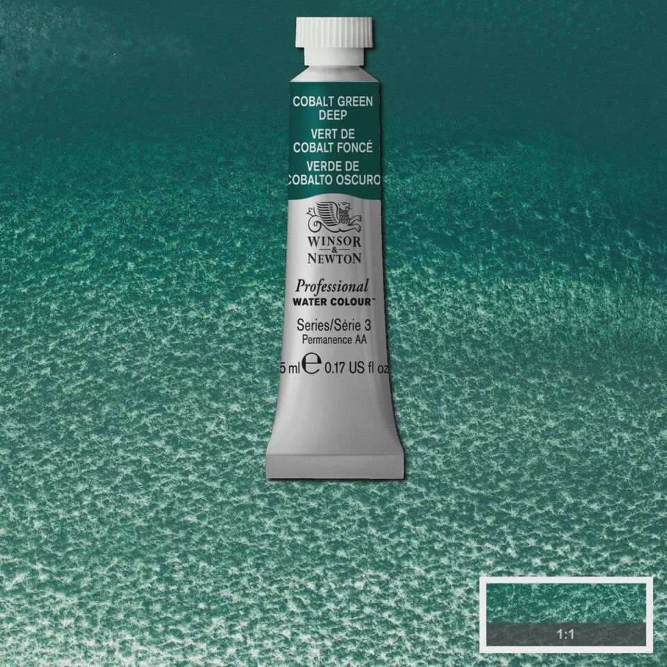 PROFESSIONAL WATER COLOUR 5ML COBALT GREEN DEEP