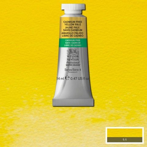 PROFESSIONAL WATERCOLOUR CADMIUM FREE YELLOW PALE 14ML