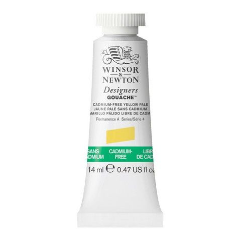 DESIGNERS GOUACHE CADMIUM FREE YELLOW PALE 14ML