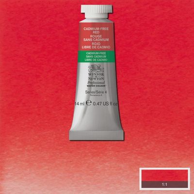 PROFESSIONAL WATERCOLOUR CADMIUM FREE RED 14ML