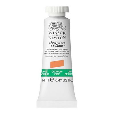 DESIGNERS GOUACHE CADMIUM FREE SCARLET 14ML