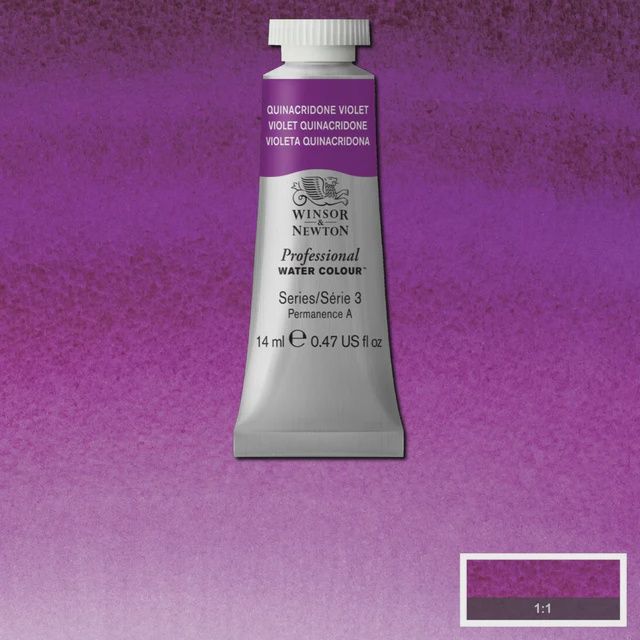 PROFESSIONAL WATERCOLOUR QUINACRIDONE VIOLET 14ML