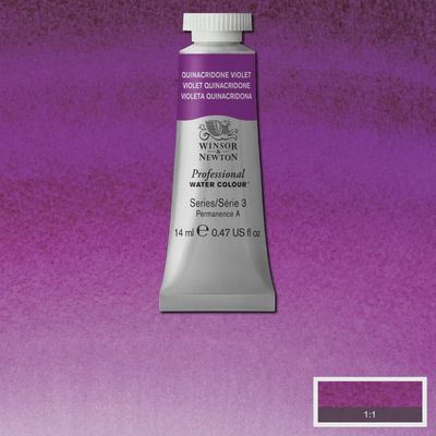 PROFESSIONAL WATERCOLOUR QUINACRIDONE VIOLET 14ML