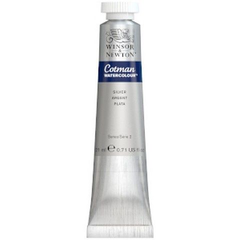 COTMAN WATERCOLOUR 21ML SILVER