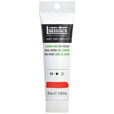 HEAVY BODY 2OZ CADMIUM FREE RED MEDIUM